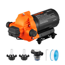 VEVOR RV Water Pressure Diaphragm Pump 3Chambers 110V 3.3GPM 45PSI Adjus... - $53.90