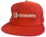KENWORTH Vintage TRUCKER Snap Back MESH Red Foam Front CAP HAT (New With... - £29.87 GBP