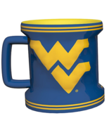 West Virginia Mountaineers Shot Glass Sculpted Mini Mug NEW - £7.06 GBP