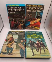 Lot 4 Hardy Boys Hardcover Book Lot #3, 9, 40,46 Mystery Stories Franklin Dixon - £11.35 GBP