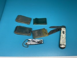 Pocket Knife Money Clips Chivas  Regal Lot Of 6 Scrimshaws - £9.03 GBP