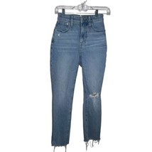 MADEWELL Women&#39;s The Curvy Perfect Vintage Jean SIZE 23 ND630 Distressed... - $21.67