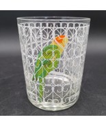 Rare Vintage Cera Signed Mid-Century Caged Green Parrot Double Old Fashi... - $80.87 CAD