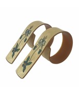 Vintage Edwardian Era Hand Painted Celluloid Napkin Rings Early Plastic ... - $314.31 MXN