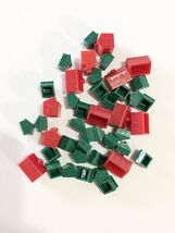 Vintage Monopoly 1961 Board Game HOUSES HOTELS RED GREEN Replacement Parts - $4.37