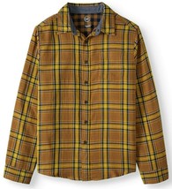 Wonder Nation Boys Long Sleeve Woven Button Shirt XXL 18 Trailblazer Brown - $13.35