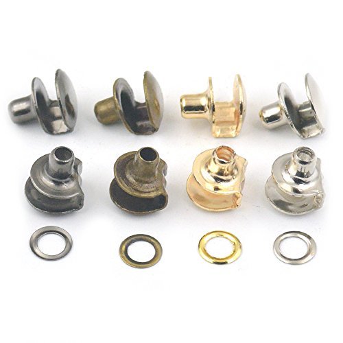 Bluemoona 20 sets - 8mm Brass Boots Hook eyelet Buckles Riding Hiking Shoes Camp