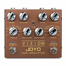 JOYO R-09 VISION Dual Modulation Guitar Effects Pedal Revolution R Series New - £79.91 GBP