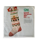 Columbia Minerva Christmas Stocking Crewel Stitchery Kit Sequins Angel 1... - $554.17 MXN