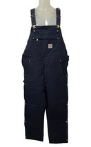 Carhartt Mens Loose Fit Firm Duck Insulated Bib Overalls OR4393-M Size L... - £54.75 GBP