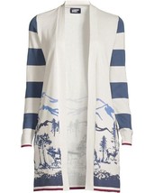 Lands&#39; End Open Cardigan Size: Medium Tall New Ship Free Long Sleeve Sweater - £77.77 GBP