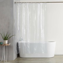 Deluxe Quality Shower Curtain Liner Clear 70&quot;W x 72&quot;L Mildew Resistant USA Ship - £7.48 GBP