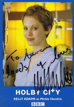 Kelly Adams as Mickie Hendrie Holby City Hand Signed Cast Card Photo - £8.68 GBP