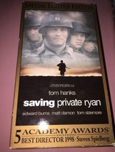 SB351 Saving Private Ryan, New VHS, Tom Hanks, tom Sizemore, Edward - £9.97 GBP