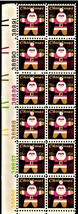 U S Stamp Mint Plate Block of 12 Scott #1800, Contemporary Christmas - 1979 - $3.20