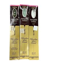 Vintage Talon Invisible Zephyr Zippers 7&quot;-9&quot; White Moss Green &amp; Mint Gre... - $13.96 CAD