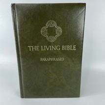 The Living Bible Paraphrased Tyndale House 1972 Hardcover Padded Cover VTG - £4.35 GBP