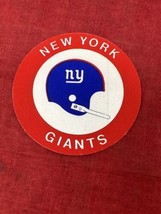 1970’s Nfl Football New York Giants Fabric Stickers Nos Unused - $12.75