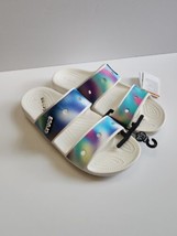 Classic Crocs Solarized Tie Dye Two-Strap Sandals Mens 12 Waterproof Sho... - £21.07 GBP