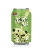 Rico Match Matcha Flavor Bubble Milk Tea Drink 12.3 Oz (Pack Of 12 Cans) - £63.45 GBP