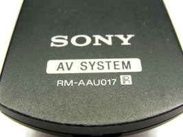  Authentic Sony RM-AAU017 Remote Control Only Cleaned Tested Working No ... - $24.74
