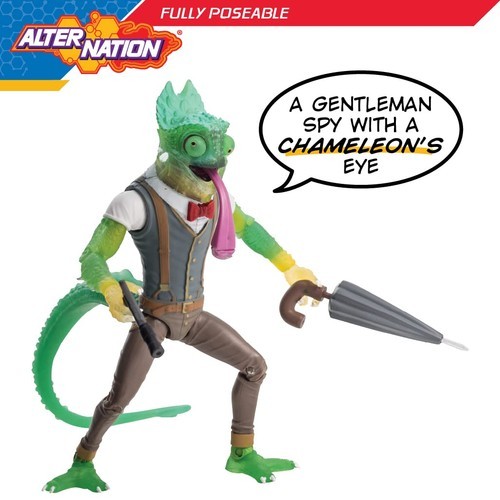 Alter Nation Sham Action Figure Color-Changing Hybrid w/ Comic | Ages 6+ Gift Item image 8