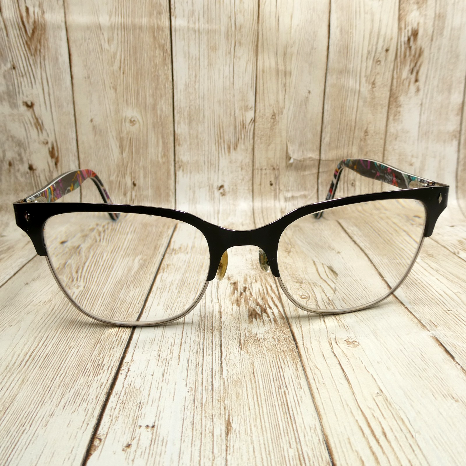 Vera Bradley Brynn Black Eyeglasses FRAMES w/Case - Butterfly Flutter 51-19-140 Item image 5