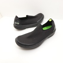 Oofos OOmg eeZee Low Recovery Shoes Women&#39;s Size 10 Triple Black Slip On - $48.59