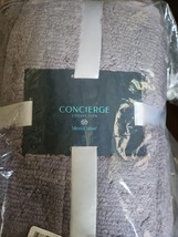 Concierge Collection 100% Micro Cotton Bath Towels 8pc Set Lilac New - $29.65