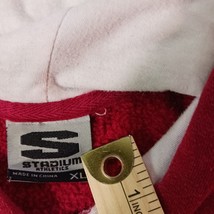 Stadium Athletics Arkansas Razorbacks Mens Red Cotton Blend Hoodie Sweatshirt XL image 3
