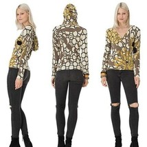   Vertigo Paris Mustard Lagenlook V Neck Hoodie Womens Size M NEW $160 - £127.43 GBP