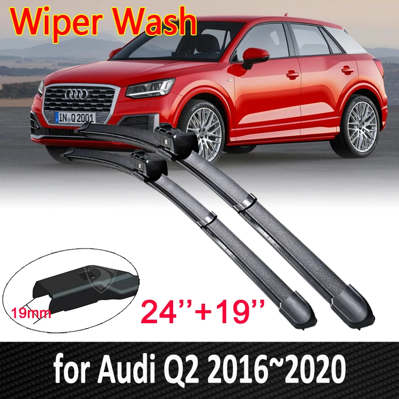 for Audi Q2 2016~2020 Q2  2017 2018 2019 Car Wiper Blades Front Window - £18.56 GBP