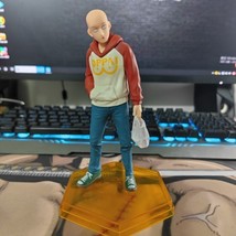 CS 18cm Saitama One Punch Man Action Figure PVC Model OPPAI Hoodie Ver. Toys No  - £23.45 GBP