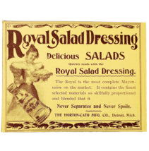 Horton Cato Royal Salad Dressing 1897 Advertisement Victorian Condiment ADBN1rrr - $19.99