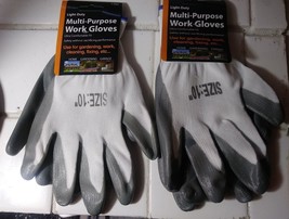 New Men’s Multipurpose Work Gloves Large 2-pairs - £6.75 GBP