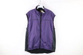 NOS Vintage 90s REI Unisex Large Stretch Fleece Lined Full Zip Vest Jacket USA - £63.19 GBP