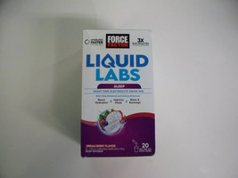 Force Factor Liquid Labs Sleep Electrolytes Powder Sleep Aid  Melatonin ... - £9.66 GBP