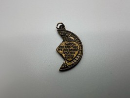Vintage Half Mizpah Pendant 3cm - $13.00 CAD