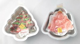 VTG Wilton Singles Personal Size Pan Angel Tree Mold Bundle Cupcake Treat Muffin - £11.48 GBP