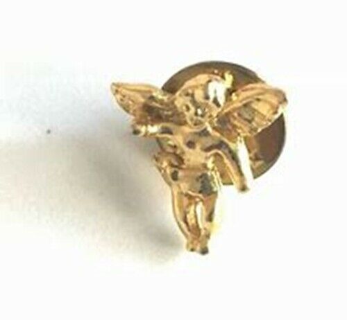 GOLD GUARDIAN ANGEL LAPEL PIN - $2.00
