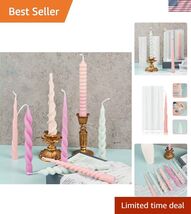 8 Pack Spiral Candle Mold Pillar Candle Mold Cylinder Candle Mold Resin ... - $78.54