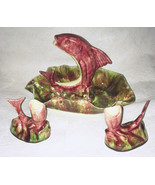 CALIFORNIA POTTERY Fish Jamiesons Capistrano Vintage 40s 50s Mid Century... - $73.03 CAD