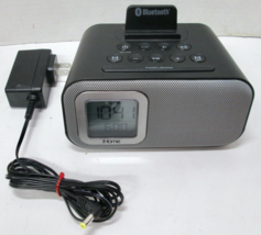 iHome iBT22A Bluetooth Dual Alarm Clock Wireless Speaker/Dock in Black - $18.99