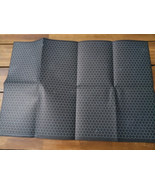 Star Trek FASA Role Playing Game Black Hex Map ~33&quot; X 22 1/2&quot; - $27.71