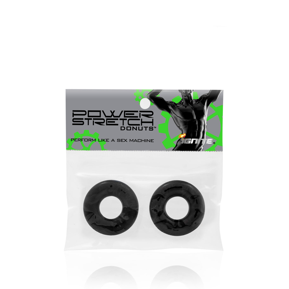 Power Stretch Donuts 2Pk Black - $2.90