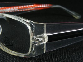 Golden Eye 7839H-037 Clear /BLACK /ORANGE-RED /WHITE Eyeglasses 48-17-140mm - £44.58 GBP