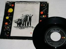 Paul Mccartney Wings Listen To What The Man Said 45 Rpm Record Pic Sleeve - £7.18 GBP