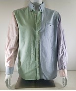 Vineyard Vines Pastel Colorblock Slim Fit Tucker Party Shirt Men's Size Large - £33.96 GBP