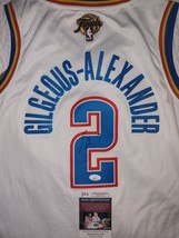 SGA Shai Gilgeous-Alexander Autographed OKC Thunder Signed White Jersey ... - $813.32 CAD