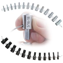 Thread Identifier Gauges - 26 Male/Female Nut And Bolt Checkers (Inch, 1... - £25.56 GBP